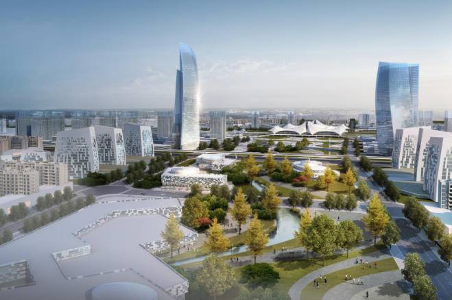 潍坊市高铁新片区(运河东街-盛泰街)绿化工程